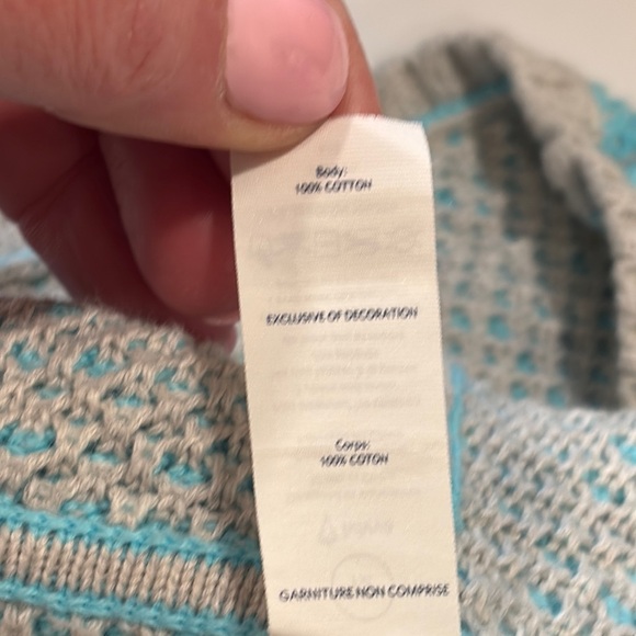 ivivva by Lululemon Dream Embrace Wrap Blue Silver Hooded Sweater - Picture 6 of 12